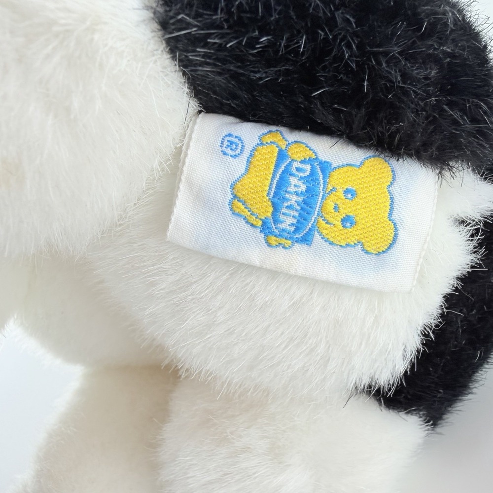 Vintage R Dakin 1985 Seated Husky Dog Plush Blue Eyes Panting Tongue Stuffed Toy - Picture 8 of 10
